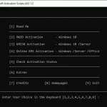 Activation Script 2.6 – Active Win 10/11 và Office